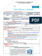 Sesión 02 Personal Social - La Salud Fisica y Mental