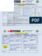 QUINTO AÑO MATRIZ de Exp. de Apren. ODEC 2022