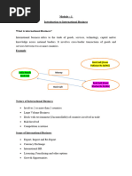 International Business Notes