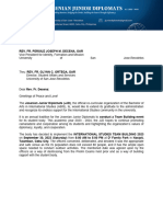 ISTB - Activity Letter