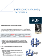 Criterios de Heteroaromaticidad