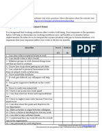 Employee Stress Assessment Form