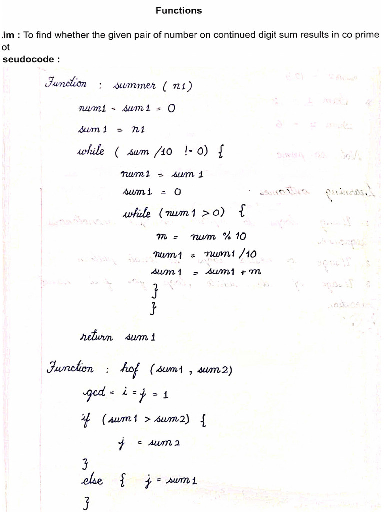 Functions 1 | PDF