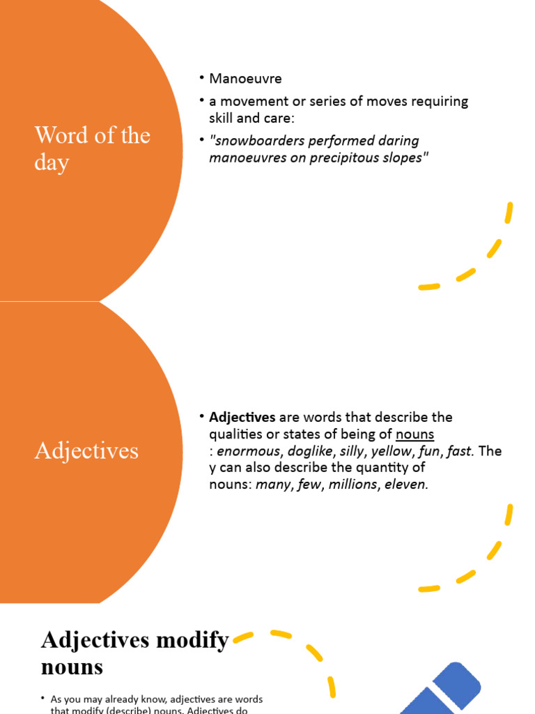 Understanding Adjectives and Adverbs | PDF | Adjective | Adverb