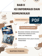 Bab II Teknologi Informasi Dan Komunikasi