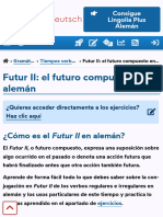 Futur II - El Futuro Compuesto en Alemán