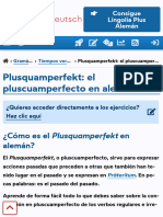 Plusquamperfekt - El Pluscuamperfecto en Alemán