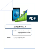 Sesión4 - Medidas de Tendencia Central - Localización - Dispersión