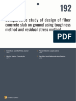 Comparative Study of Design of Fiber Concrete Slab On Ground Using Toughness Method and Residual Stress Method