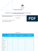 Instrumentos para Recolección de Datos Involucrados en Jornada de Verano 2024