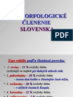 Slovensko - Nížiny, Kotliny, Pohoria (Geomorfologické Členenie)