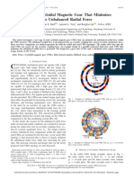 An Axial Cycloidal Magnetic Gear That Minimizes The Unbalanced Radial Force