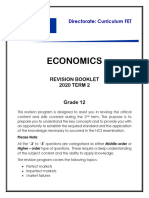 Economics Revision Pack Grade 12