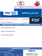 Presentacion Tema 3 - Formato Del Documento