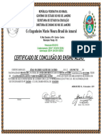 Certificado Ensino Médio Joao