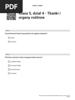 Klasa 5 - Dział 4 | PDF