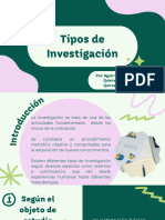 Tipos de Investigacion