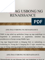 Ang Pag Usbong NG Renaissance