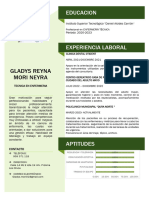 Curriculum Vitae - Gladys Mori