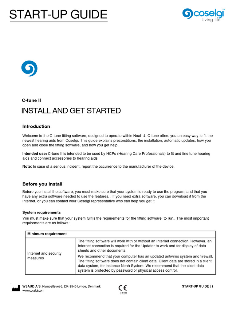 Start Up Guide C Tune | PDF | Installation (Computer Programs ...