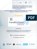 Programme Provisoire Colloque Transformation Digitale 2019 El Jadida 6