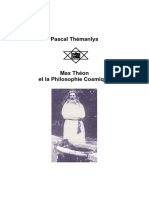 Max Theon Et La Tradition Cosmique Pascal Themanlys
