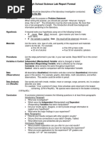 Lab Report Structure and Guidelines | PDF