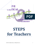Steps-For-Teachers Reduce Peer Aggression