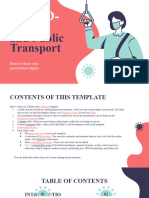 Public Transport Business Plan (COVID-19 and Public Transport) XL by Slidesgo