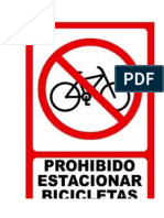 Prohibido Estacionar Bicicletas