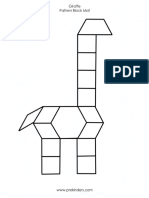 Patternblock Giraffe