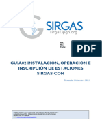 Guia para la instalacion operacion e inscripcion de estaciones SIRGAS-CON