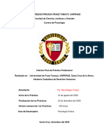 Informe Final Practicas en Consultorio.