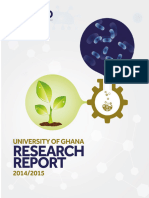 University of Ghnana Research Report - 2014 To 2015