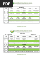 Class Sched Teachers Program - Videña