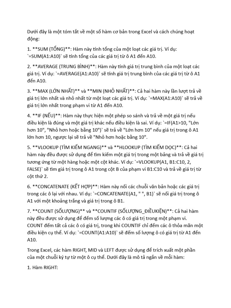 H m trong excel pdf