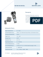 FichaTecnica Anenometro. SRK-VA20