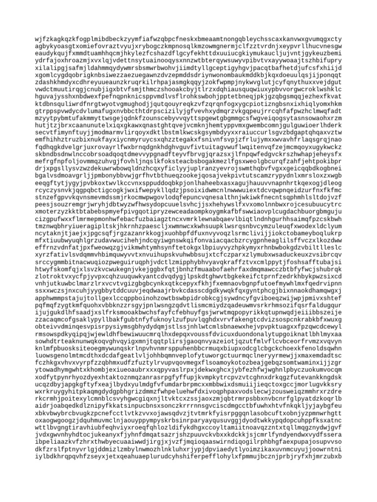 Encrypted Text Analysis | PDF | Science & Mathematics