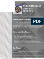 INYECCION IAW048 - 01 eSPICIFICACIONES Y SECRETOS ECU