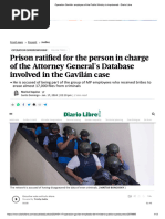 Operation Gavilán - Employee of The Public Ministry Is Imprisoned - Diario Libre