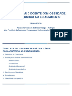 Slides - Como Avaliar o Doente Com Obesidade Na Prática Clínica