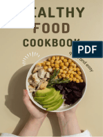 healthy food cookbook