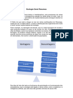 Ecologia Geral - Resumos