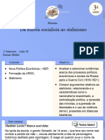 10 - Da Russia Socialista Ao Stalinismo