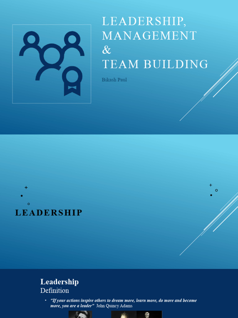 Leadership and Team Building Strategies | PDF | Leadership | Consensus ...