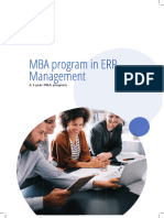 Brochure MBA ERP Management CY Tech