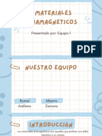 Materiales Diamagneticos Ciencia e Ingeniería de Los Materiales