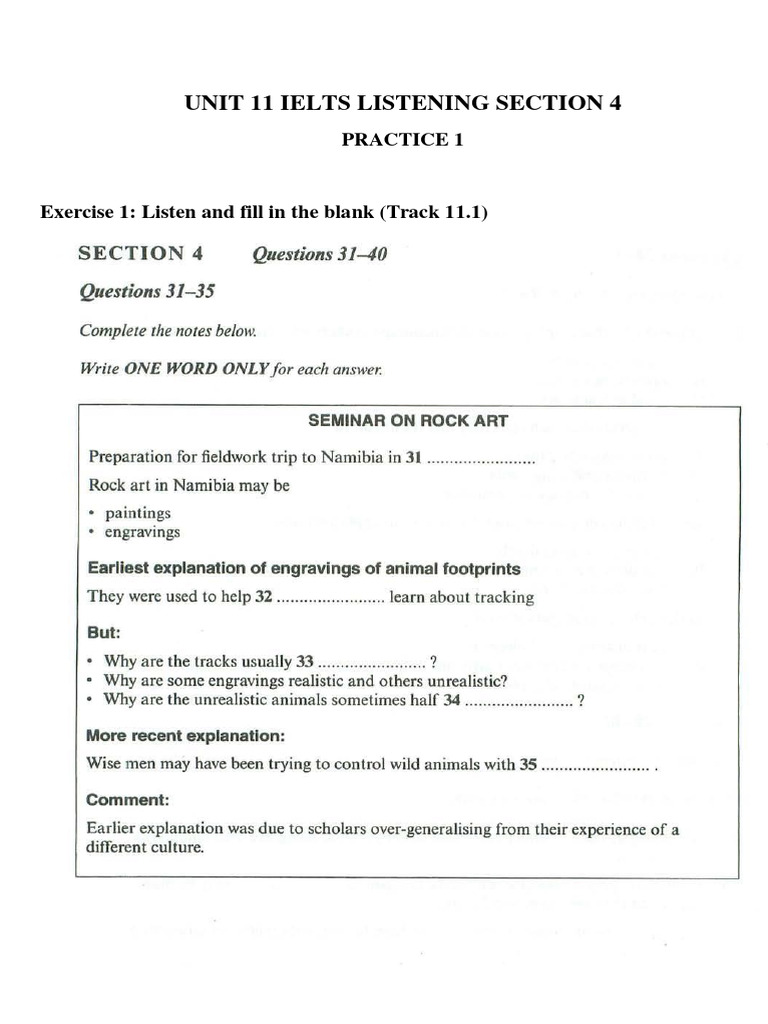 IELTS Listening Unit 11 Answer Key | PDF | Taste | Umami