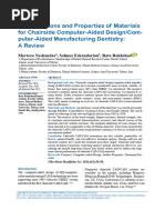 Classifications and Properties of Materials For Chairside (E.max CAD) and (Vitabloc Mark II)