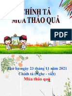 CHÍNH T Mua Thao Qua